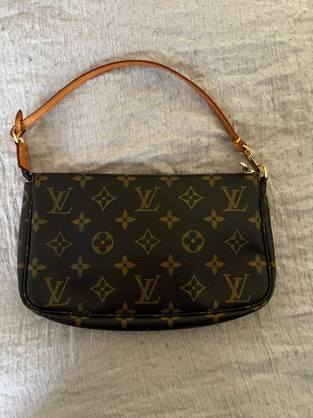Louis Vuitton Brown Monogram Pochette Accessory
